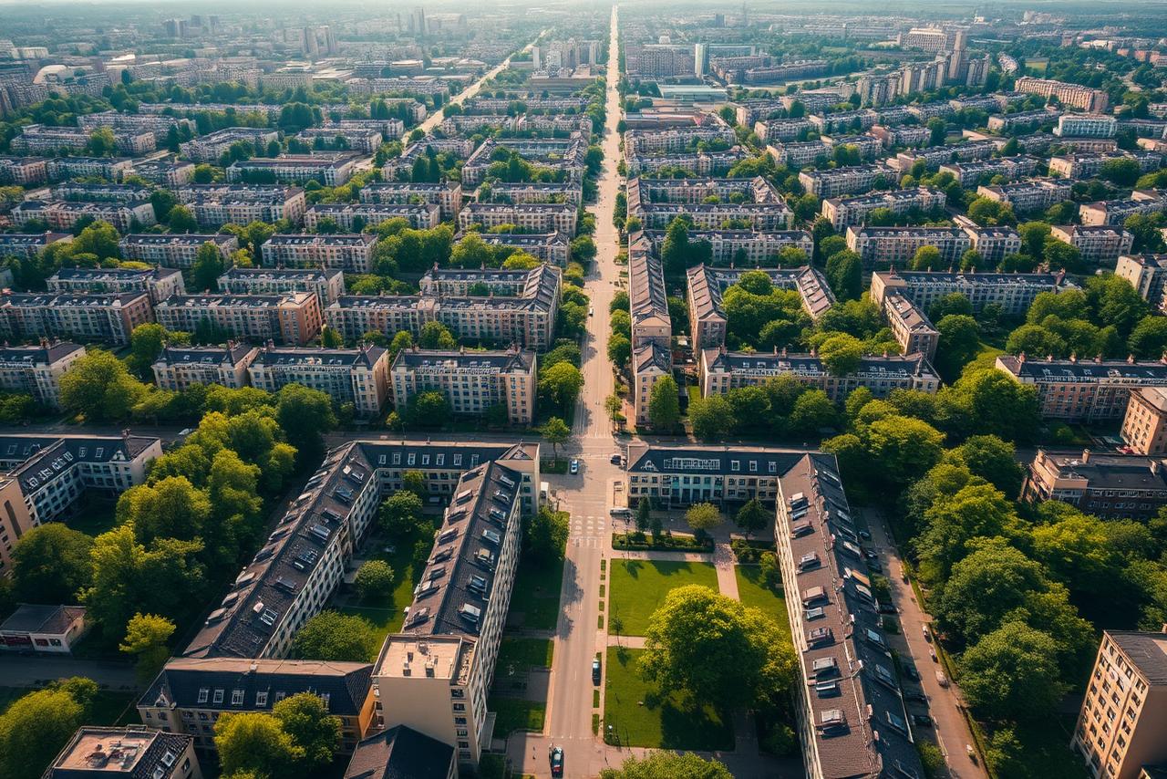 Berliner Wohnquartier im Einsatzgebiet der Objektbetreuung